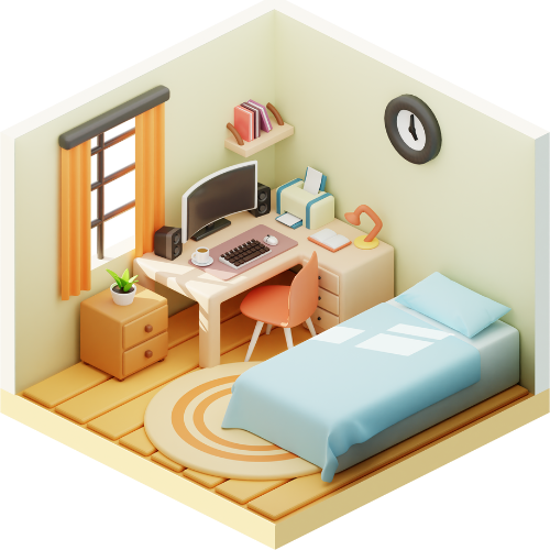 Fully Furnished Rooms